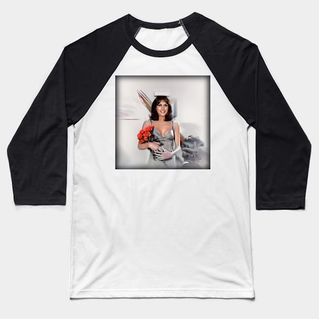 Tanya Roberts Baseball T-Shirt by fonchi76